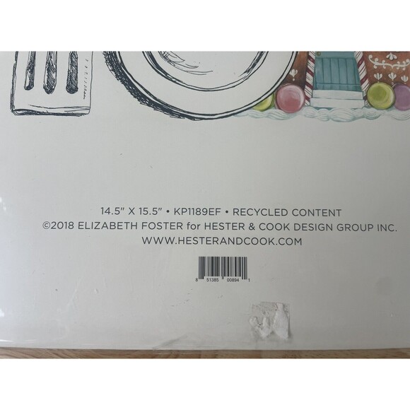 Hester & Cook 12 Paper Placemats Gingerbread House Candy Holiday Christmas NEW - Picture 4 of 4